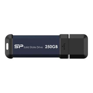 Dysk zewnętrzny SSD Silicon Power MS60 250GB USB 3.2 Gen2 600/500 MB/s Niebieski