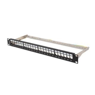 Patch panel pusty Lanberg PPKS-0924-B 24 port 1U 19" do...