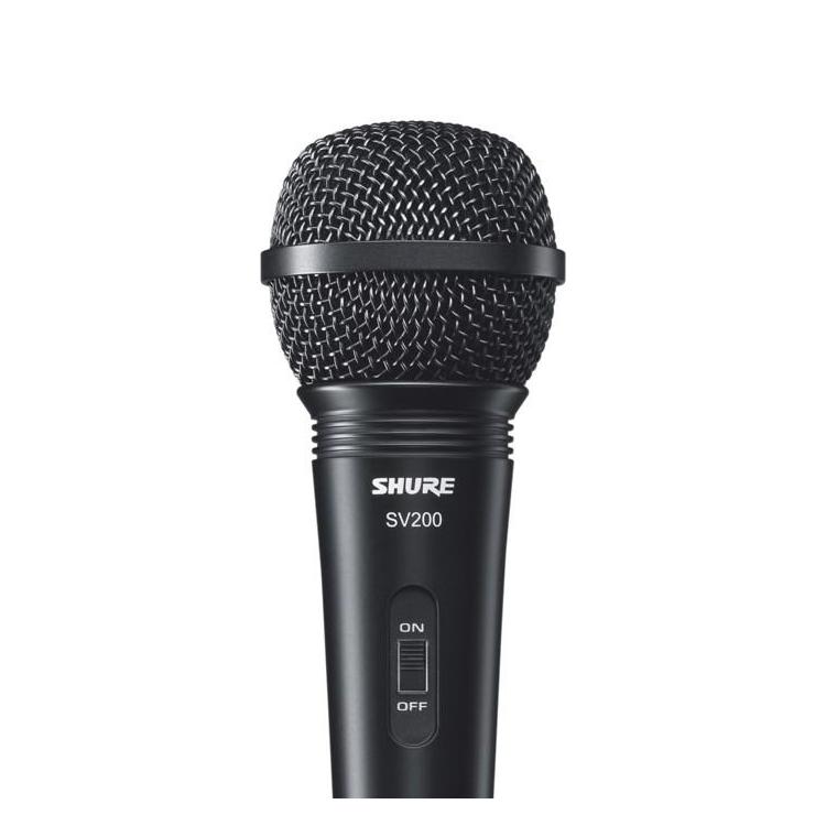 Shure SV200 - Mikrofon dynamiczny, uniwersalny, kardioidalny, włącznik, kabel