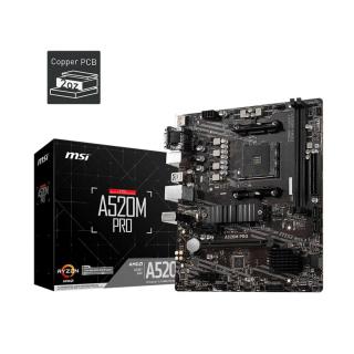 Płyta główna MSI A520M PRO AM4 2DDR4