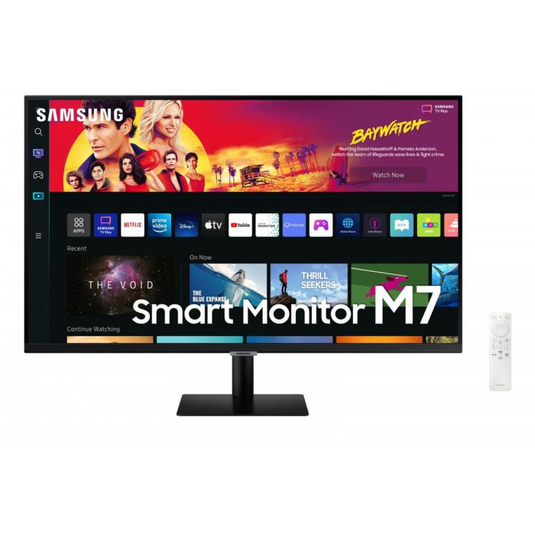 Monitor 32 cale SMART M7 VA 3840x2160 UHD 16:9 2xHDMI 3xUSB 2.0 1xUSB-C (65W) 4 ms (GTG) WiFi/BT głośniki płaski 2Yd2d