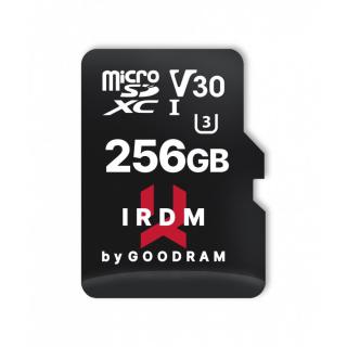 Karta microSD IRDM 256GB UHS-I U3 adapter