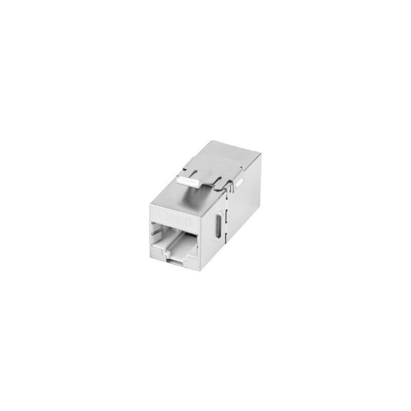 Łącznik Keystone Lanberg gniazdo RJ45 - RJ45 FTP kat.5e 90 złączka sieciowa