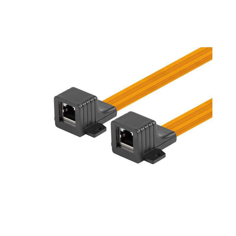 Adapter Lanberg złączka sieciowa przelotka okienna RJ45 kat.5E 23cm