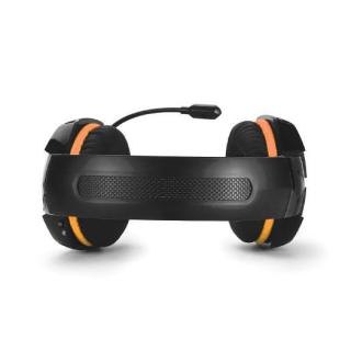 Słuchawki gamingowe REAL-EL GDX-7700 SURROUND 7.1 (black-orange, z wbudowanym mikrofonem)