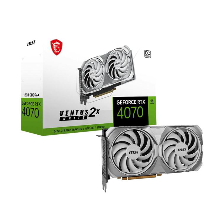 Karta graficzna MSI GeForce RTX 4070 VENTUS 2X WHITE 12GB OC