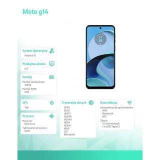 Moto g14 4/128 GB Niebieski