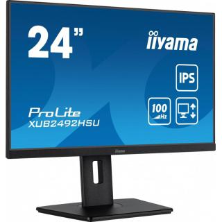 Monitor 23.8 cala XUB2492HSU-B6 IPS,HDMI,DP,100Hz,PIVOT,USB,HAS/150mm