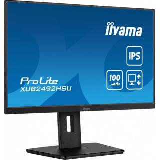 Monitor 23.8 cala XUB2492HSU-B6 IPS,HDMI,DP,100Hz,PIVOT,USB,HAS/150mm