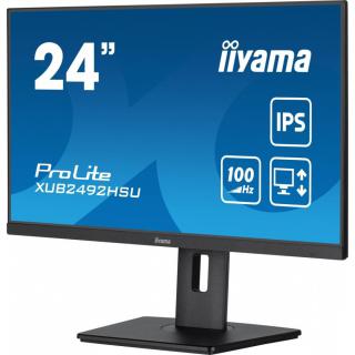 Monitor 23.8 cala XUB2492HSU-B6 IPS,HDMI,DP,100Hz,PIVOT,USB,HAS/150mm