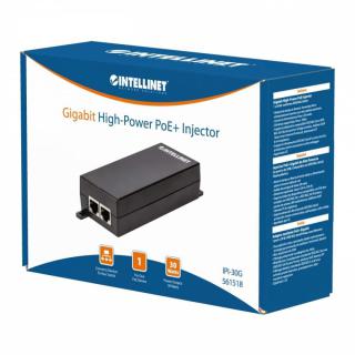 Adapter / Zasilacz Intellinet POE+ 30W 1X Gigabit RJ45 802.3AT