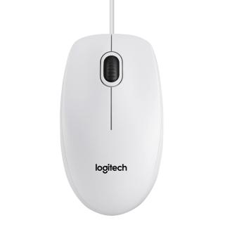 Mysz Logitech B100 910-003360 (optyczna 800 DPI kolor biały)