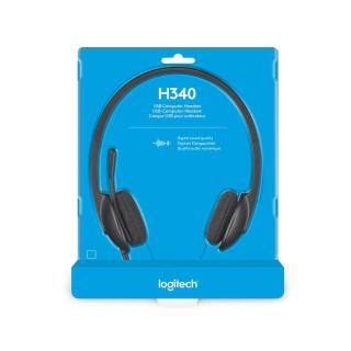 Słuchawki Logitech H340 981-000475 (kolor czarny)