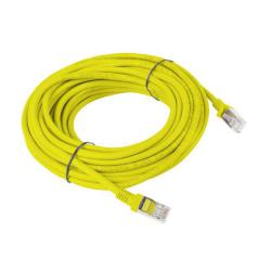 Patchcord Lanberg FTP kat.5e 10m żółty