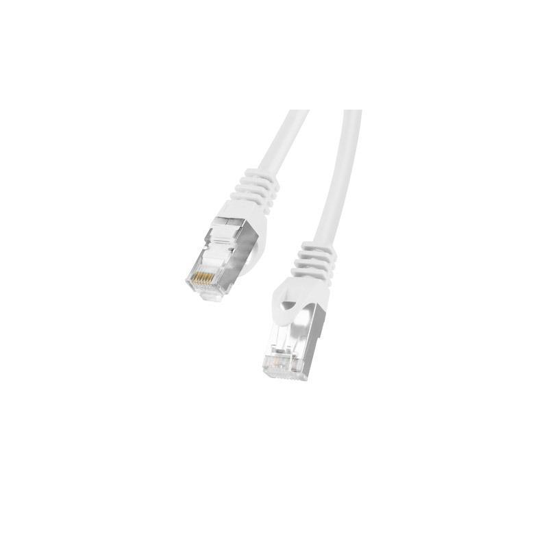 Patchcord Lanberg FTP kat.6 0,5m biały