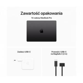 MacBook Pro 16,2 cali: M3 Pro 12/18, 18GB, 512GB - Gwiezdna czerń