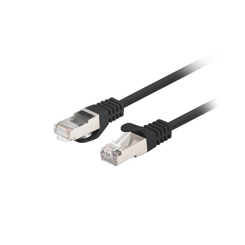 Patchcord Lanberg FTP kat.6 1,5m czarny 10-pack