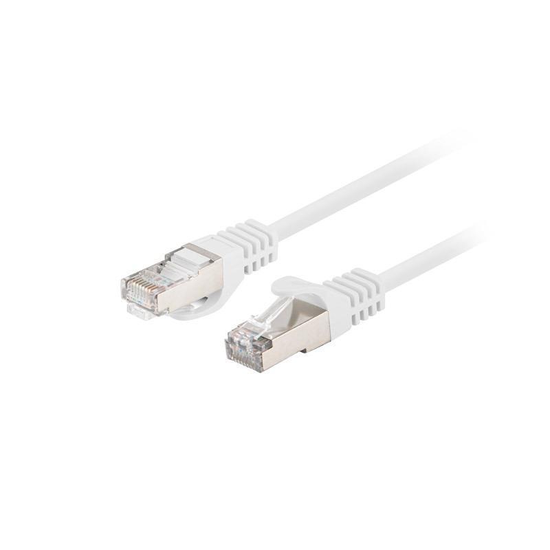 Patchcord Lanberg FTP kat.6 1m biały 10-pack