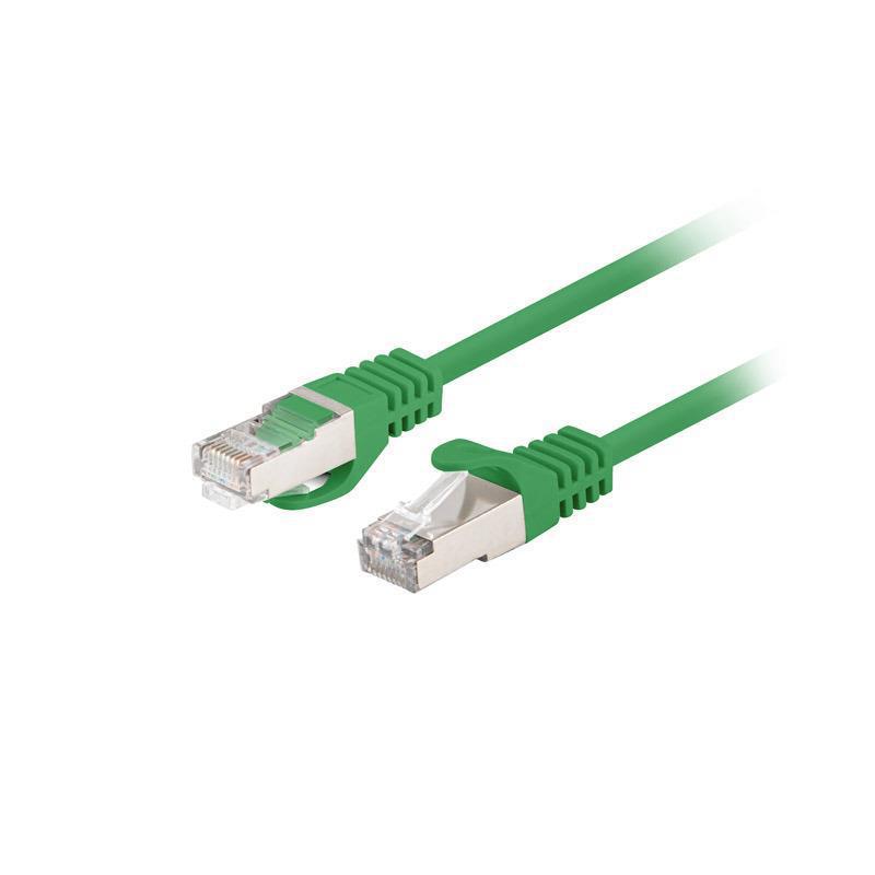 Patchcord Lanberg FTP kat.6 1m zielony 10-pack