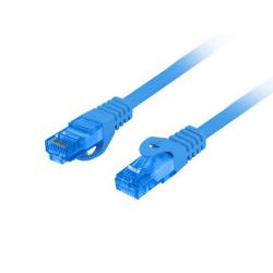 Patchcord Lanberg S/FTP kat.6A 1m LSZH CCA fluke passed niebieski