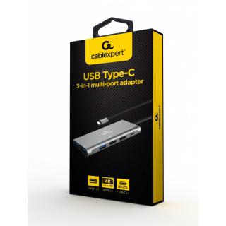 Adapter USB-C Hub USB-C PD HDMI x2 USB 3.0x3