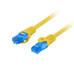 Patchcord Lanberg S/FTP kat.6A 0,5m LSZH CCA fluke passed żółty