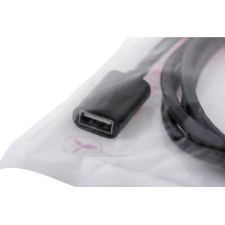 UNITEK PRZEDŁUŻACZ USB 2.0, AM-AF, 2M, Y-C450GBK