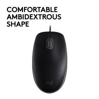 Mysz Logitech 910-005508 (optyczna 1000 DPI kolor czarny)