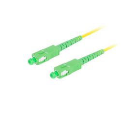 Patchcord światłowodowy Lanberg SM SC/APC-SC/APC SIMPLEX 3.0MM LSZH G657A1 2M żółty