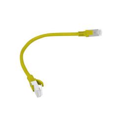 Patchcord Lanberg UTP kat.5e 0,25m żółty