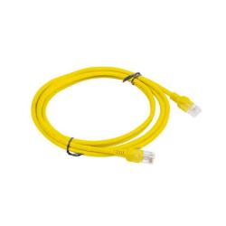 Patchcord Lanberg UTP kat.5e 2m żółty