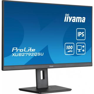 Monitor ProLite XUB2792QSU-B6 27 cali IPS,QHD,HAS(150mm),100Hz,4xUSB3.2,SLIM