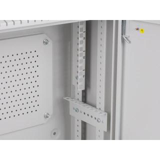 Szafa instalacyjna rack wisząca 19 cali 4u+3u 540x200 niskoprofilowa (złożona) szara