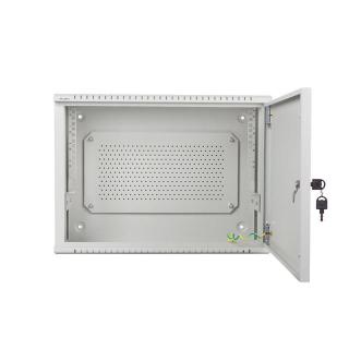 Szafa instalacyjna rack wisząca 19 cali 4u+3u 540x200 niskoprofilowa (złożona) szara