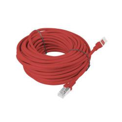 Patchcord Lanberg UTP kat.5e 15m czerwony