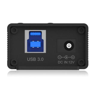 Hub IB-HUB1717 16+1 port USB HUB, 16x USB + 1x USB do ładowania, USB 3.2 Gen 1, 96 Watt zasilacz