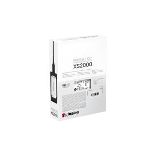 Dysk zewnętrzny SSD Kingston XS2000 (500GB USB 3.2 srebrny SXS2000/500G)