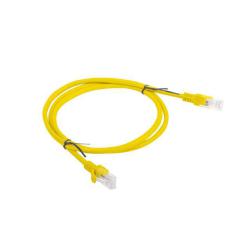 Patchcord Lanberg UTP kat.6 1m żółty