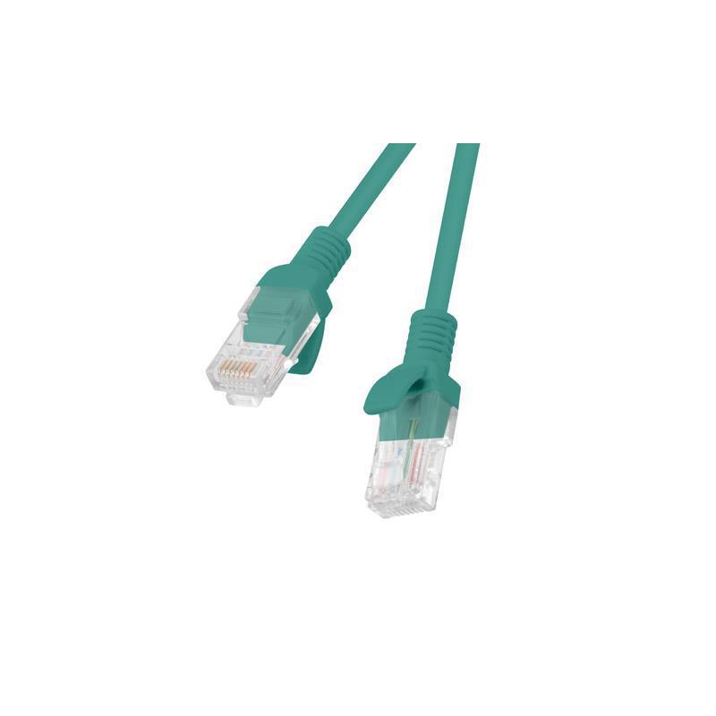 Patchcord Lanberg UTP kat.6 0,25m zielony