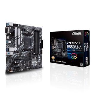 Płyta Asus PRIME B550M-A/CSM /AMD B550/DDR4/SATA3/M.2/USB3.1/PCIe4.0/AM4/mATX