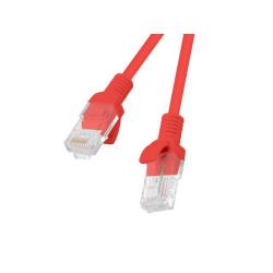 Patchcord Lanberg UTP kat.6 0,25m czerwony