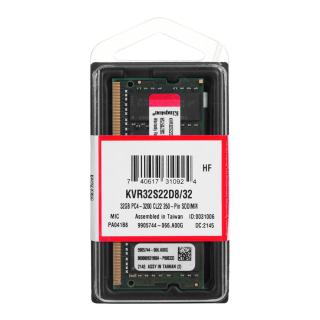 KINGSTON DDR4 SODIMM 32GB 3200MHz CL22 2Rx8