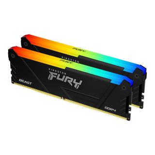 Pamięć DDR4 Kingston Fury Beast RGB 32GB (2x16GB) 3600MHz...