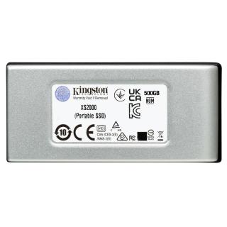 Dysk zewnętrzny SSD Kingston XS2000 (2TB USB 3.2 srebrny...