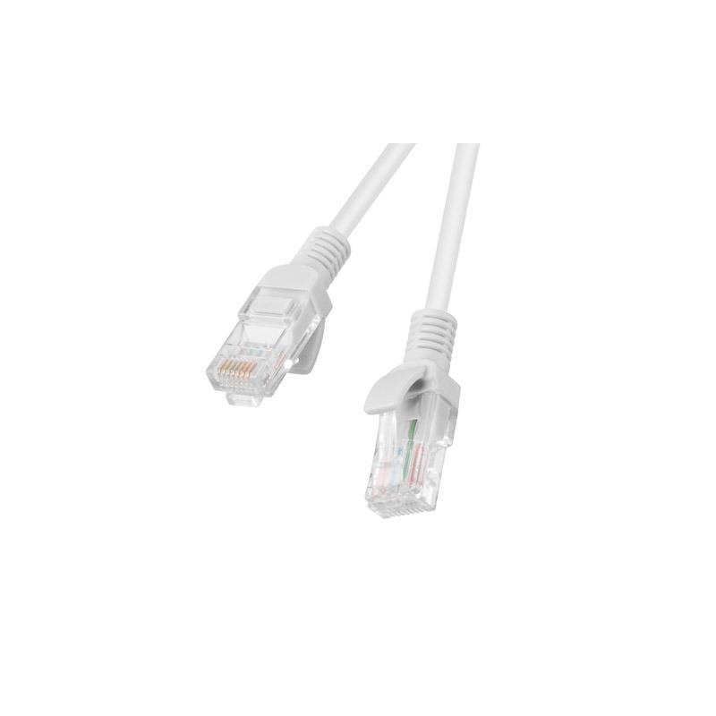 Patchcord Lanberg UTP kat.5e 0,5m szary 10-Pack