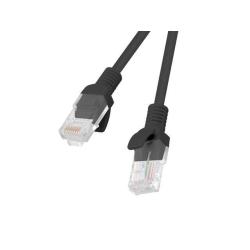 Patchcord Lanberg UTP kat.5e 1m czarny 10-Pack