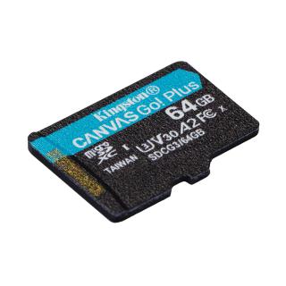 KINGSTON microSDXC Canvas Go Plus 64GB + adapter