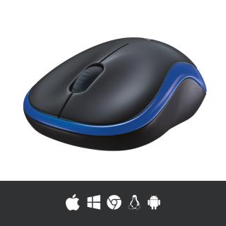 Mysz Logitech M185 910-002239 (optyczna 1000 DPI kolor niebieski)