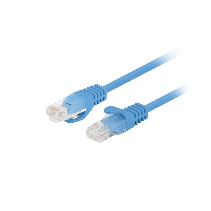 Patchcord Lanberg UTP kat.5e 3m niebieski 10-Pack