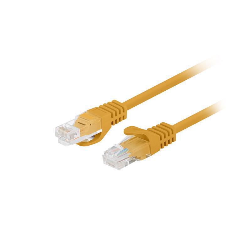 Patchcord Lanberg UTP kat.5e 0,5m pomarańczowy 10-Pack